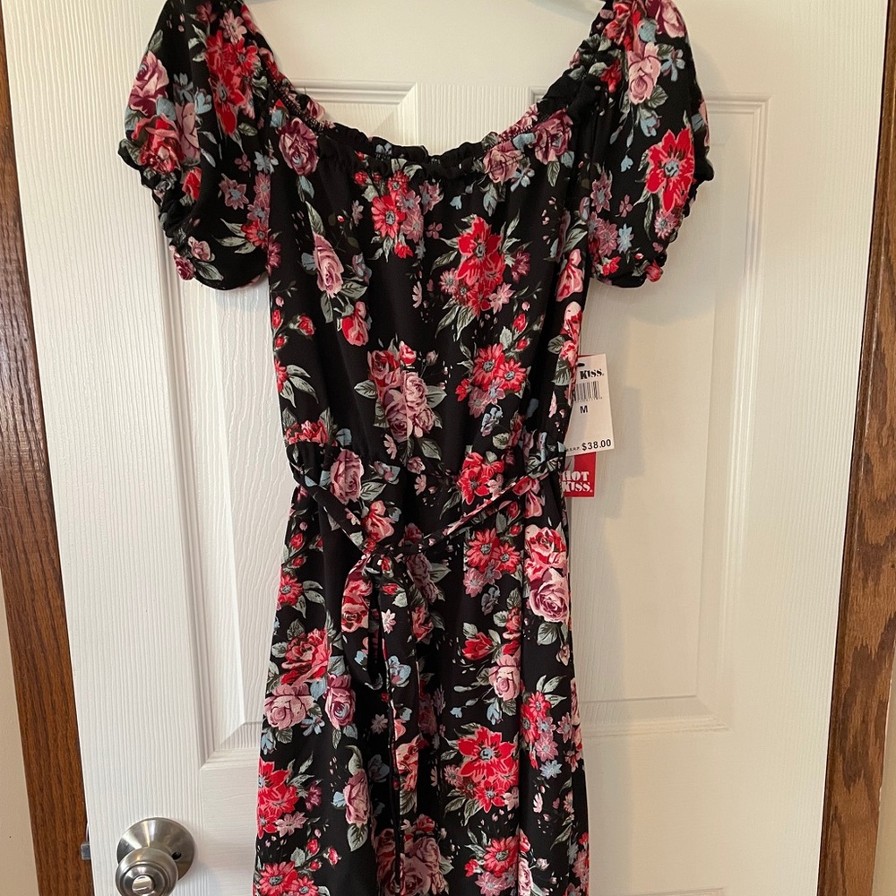 High low floral dress